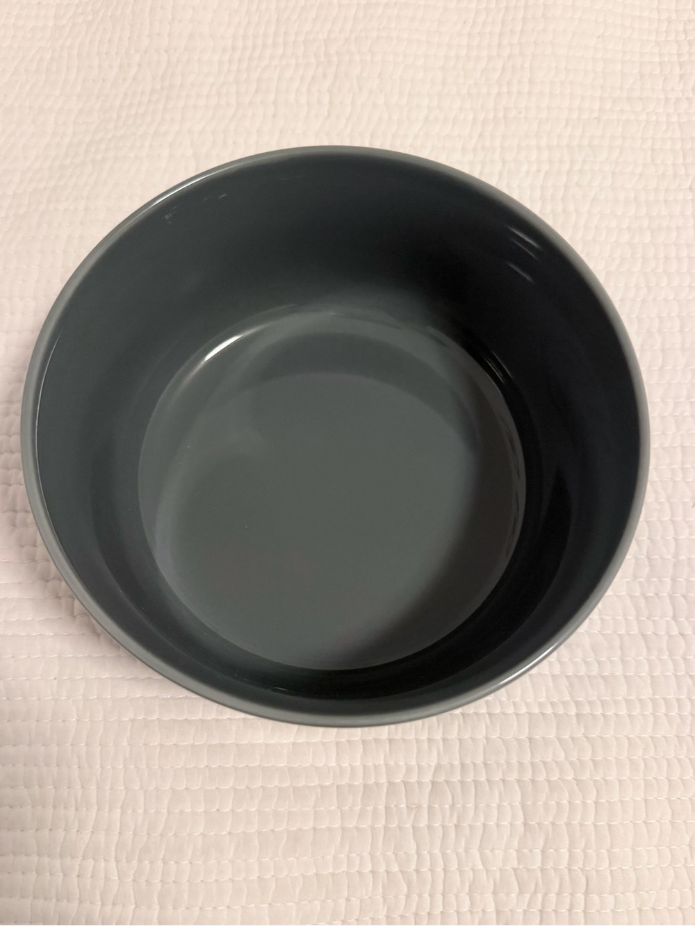 Crate&Barrel Grey Ceramic Bowl, Set of 4 - Picture 3 of 6